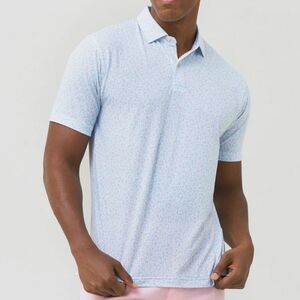 Peter Millar Seaside Men's Drirelease Lobsters & Lagers Polo Size XL Beer Golf